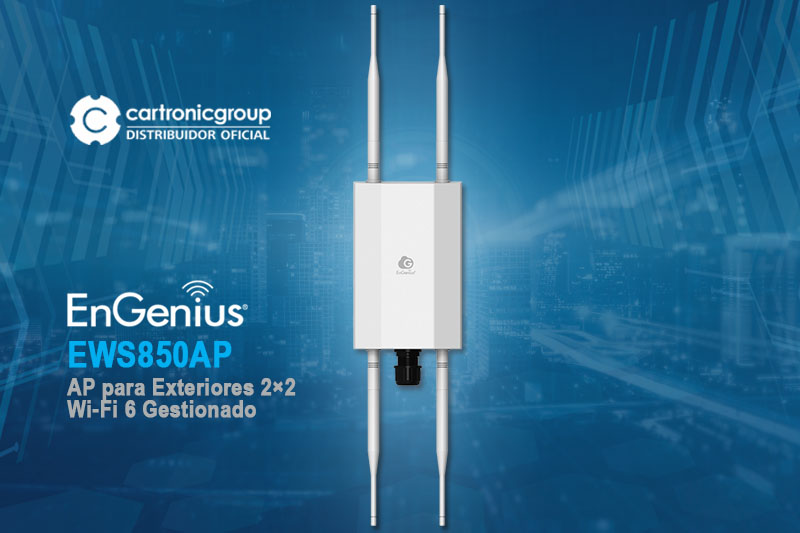 hardware Aliado Eléctrico EnGenius Wifi 6 EWS850AP, marcando la diferencia entre los AP para  exteriores - Cartronic Group